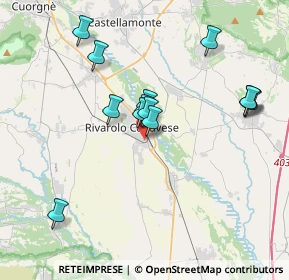 Mappa Via Martiri della Libertà, 10086 Rivarolo Canavese TO, Italia (3.46308)