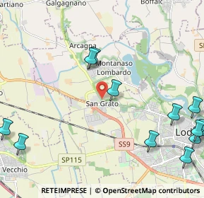 Mappa Strada Provinciale, 26836 Lodi LO, Italia (2.97083)