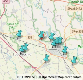 Mappa Strada Provinciale, 26836 Lodi LO, Italia (3.71545)