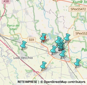 Mappa Strada Provinciale, 26836 Lodi LO, Italia (3.61455)