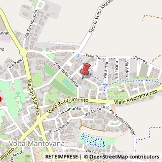 Mappa Via Giuseppe Mazzini, 9, 46049 Volta Mantovana, Mantova (Lombardia)