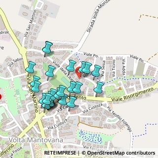Mappa Via Giuseppe Mazzini, 46049 Volta Mantovana MN, Italia (0.22308)