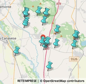 Mappa Strada San, 10090 San giusto Canavese TO, Italia (3.938)