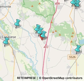 Mappa Strada San, 10090 San giusto Canavese TO, Italia (5.96364)