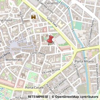 Mappa Via Melchiorre Amedeo Bodo, 18, 13100 Vercelli, Vercelli (Piemonte)