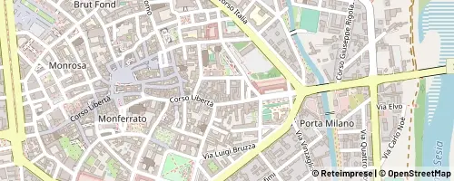 Mappa Vercelli