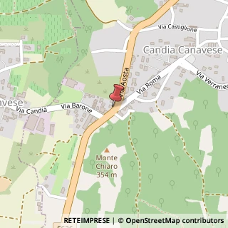 Mappa Via Aosta, 1, 10010 Candia Canavese, Torino (Piemonte)