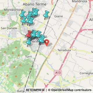 Mappa Via Mezzavia, 35036 Montegrotto Terme PD, Italia (2.0625)