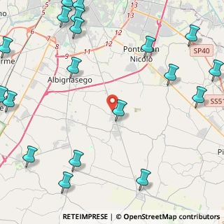 Mappa Via S. D'Acquisto, 35020 Casalserugo PD, Italia (6.8345)