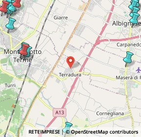 Mappa Via San Francesco, 35020 Due Carrare PD (3.90824)