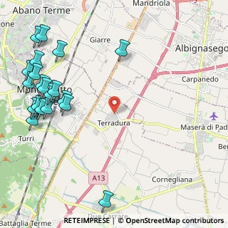 Mappa Via San Francesco, 35020 Due Carrare PD (2.971)