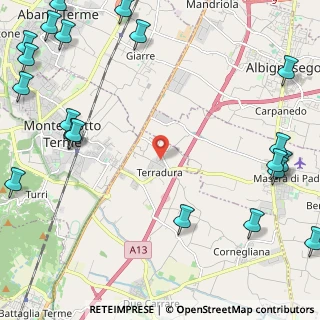 Mappa Via San Francesco, 35020 Due Carrare PD (3.5445)