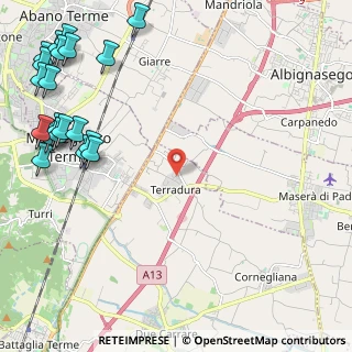Mappa Via San Francesco, 35020 Due Carrare PD (3.343)