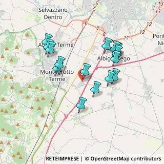 Mappa Via San Francesco, 35020 Due Carrare PD (3.4575)