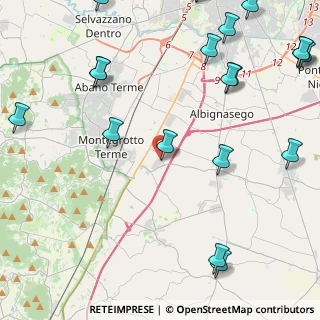 Mappa Via San Francesco, 35020 Due Carrare PD (6.459)