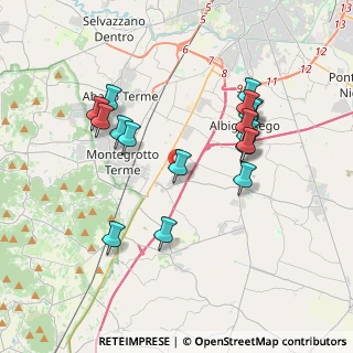 Mappa Via San Francesco, 35020 Due Carrare PD (3.64176)