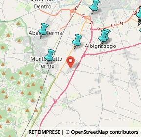 Mappa Via San Francesco, 35020 Due Carrare PD (7.3275)