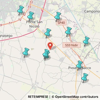 Mappa Via Gorizia, 35020 Legnaro PD, Italia (4.83091)
