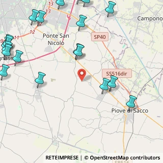 Mappa Via Gorizia, 35020 Legnaro PD, Italia (6.5545)