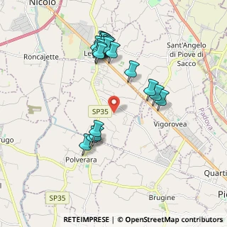 Mappa Via Gorizia, 35020 Legnaro PD, Italia (1.893)
