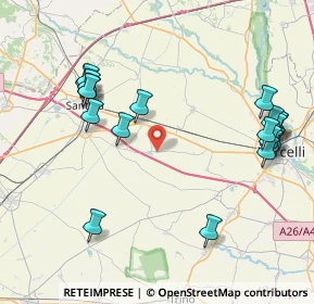 Mappa Via Avogadro di Collobiano, 13040 Salasco VC, Italia (9.467)