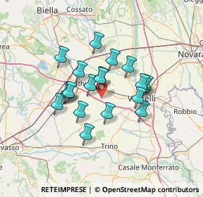Mappa Via Avogadro di Collobiano, 13040 Salasco VC, Italia (10.5505)