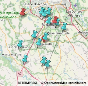 Mappa Via Trento, 20084 Lacchiarella MI, Italia (7.31267)