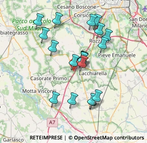 Mappa Via Galileo Ferraris, 20082 Binasco MI, Italia (6.77)