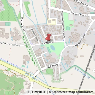 Mappa Via Vallona, 6, 35036 Montegrotto Terme, Padova (Veneto)