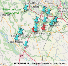 Mappa Via Antonio Meucci, 20080 Casarile MI, Italia (6.93867)