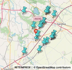 Mappa SS 593, 13040 Borgo D'ale VC (6.56)