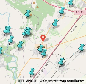 Mappa SS 593, 13040 Borgo D'ale VC (5.289)