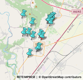 Mappa SS 593, 13040 Borgo D'ale VC (2.94813)