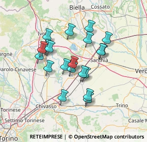 Mappa SS 593, 13040 Borgo D'ale VC (11.659)
