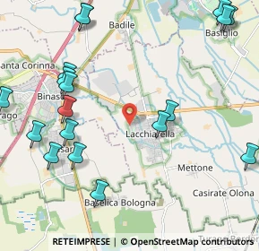 Mappa Via Ticinello, 20084 Lacchiarella MI, Italia (2.903)