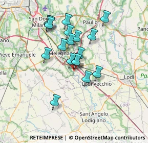 Mappa Via Giacomo Matteotti, 20070 San Zenone al Lambro MI, Italia (5.93222)