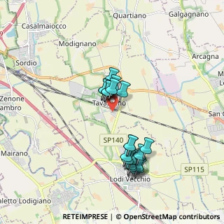 Mappa Via Bagnolo, 26838 Tavazzano con Villavesco LO, Italia (1.628)
