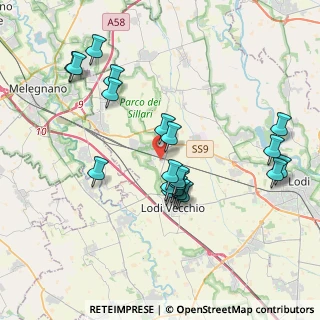Mappa Via Bagnolo, 26838 Tavazzano con Villavesco LO, Italia (3.809)