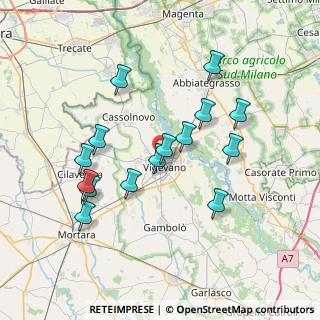 Mappa Via Barbieri Monsignor Clemente, 27029 Vigevano PV, Italia (6.98133)