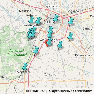 Mappa Via S. Leopoldo Mandic, 35020 Maserà di Padova PD, Italia (7.01529)
