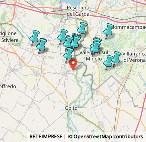 Mappa Via dei Boschi, 46049 Volta Mantovana MN, Italia (6.27)