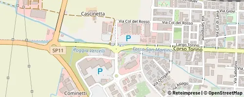 Mappa Vercelli