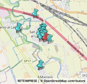 Mappa Viale Rimembranze, 20070 San Zenone al Lambro MI, Italia (0.521)