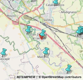 Mappa Viale Rimembranze, 20070 San Zenone al Lambro MI, Italia (3.05)