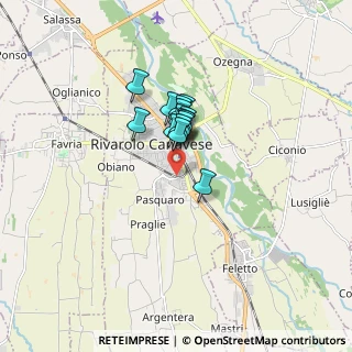 Mappa 10086 Rivarolo Canavese TO, Italia (0.98133)