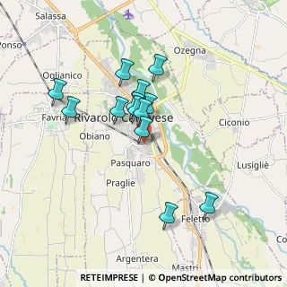 Mappa 10086 Rivarolo Canavese TO, Italia (1.50538)