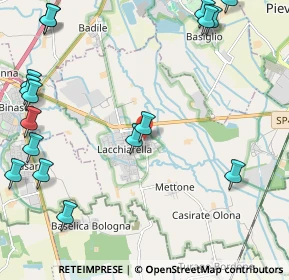 Mappa Lacchiarella, 20084 Lacchiarella MI, Italia (3.1795)