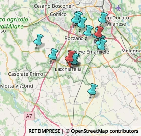 Mappa Lacchiarella, 20084 Lacchiarella MI, Italia (6.448)