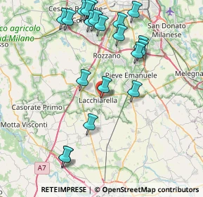 Mappa Lacchiarella, 20084 Lacchiarella MI, Italia (9.123)