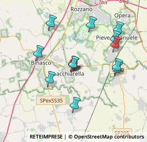 Mappa Lacchiarella, 20084 Lacchiarella MI, Italia (3.53692)